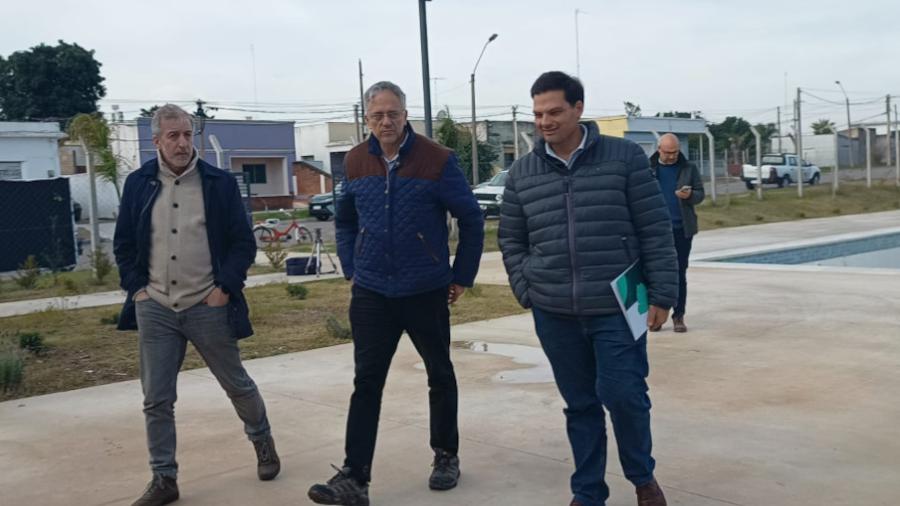 Las autoridades de la OPP en recorrida por Nueva Palmira