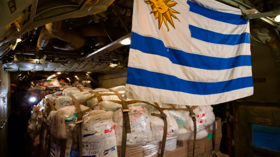 La ayuda humanitaria enviada por Uruguay llegó a Venezuela y comenzó su distribución