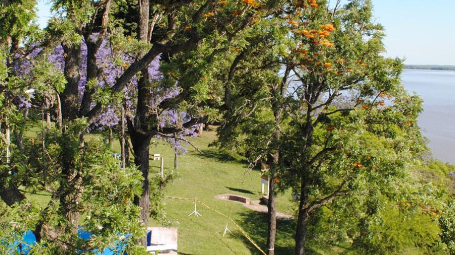 Punta Gorda, a la altura del kilómetro cero del Río Uruguay