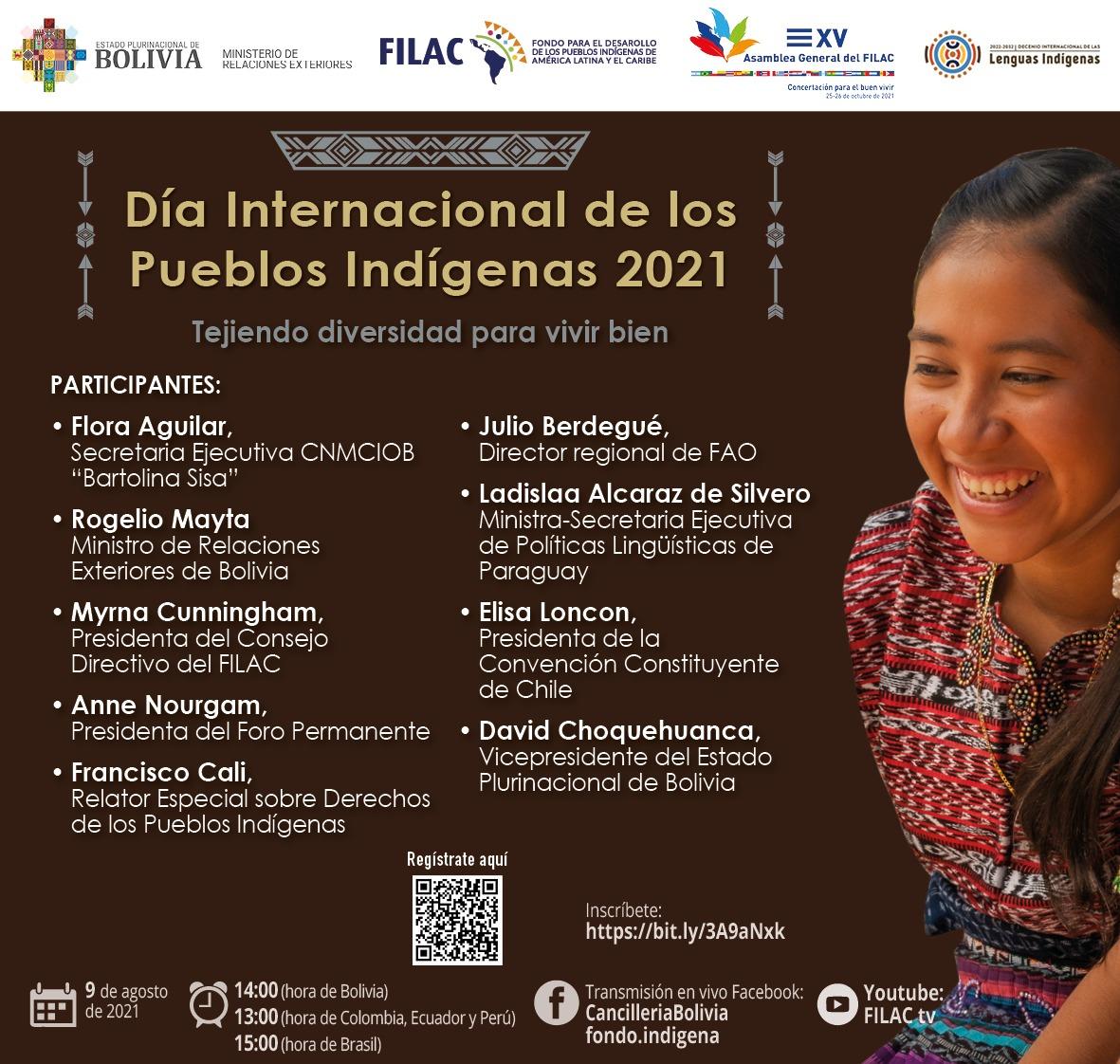 Convocatoria Día Internacional de los Pueblos Indígenas
