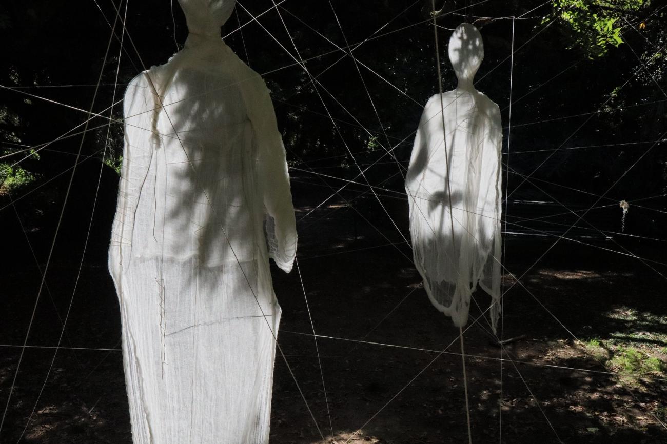 Entramadas en el Parque Capurro. Santa Lucia. Canelones.