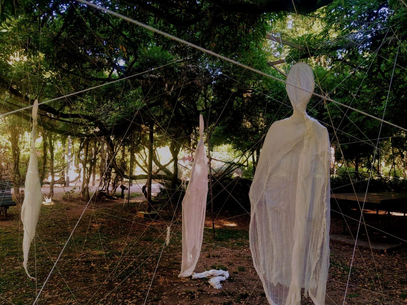 Entramadas en el Parque Capurro. Santa Lucia. Canelones.