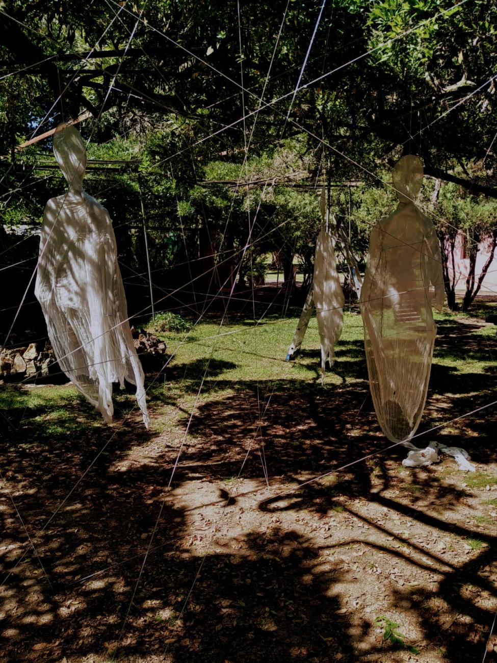 Entramadas en el Parque Capurro. Santa Lucia. Canelones.