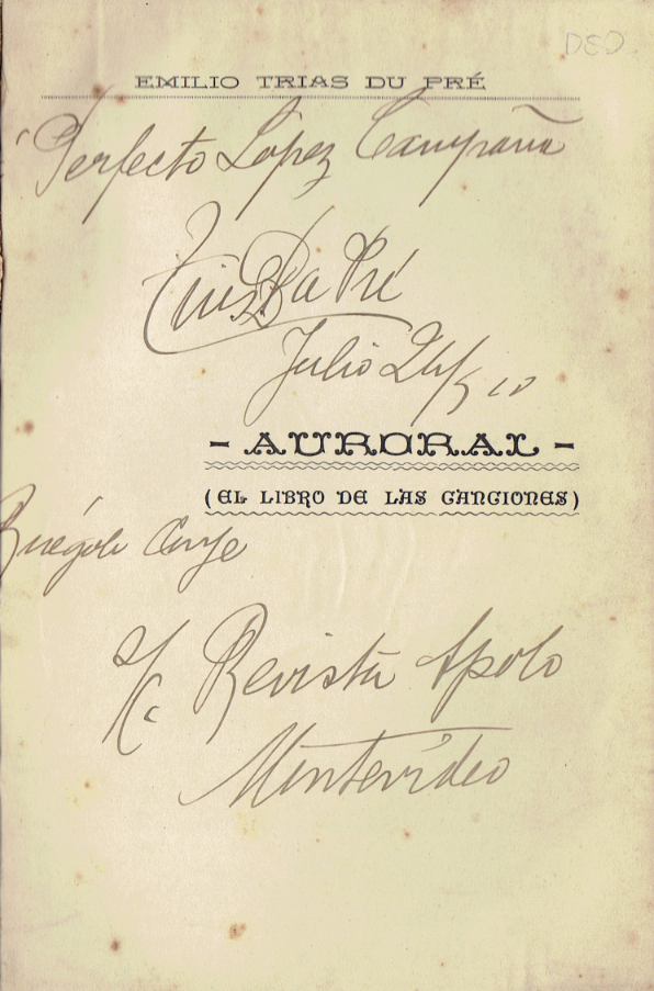 Obras de Emilio Trias Du Pré