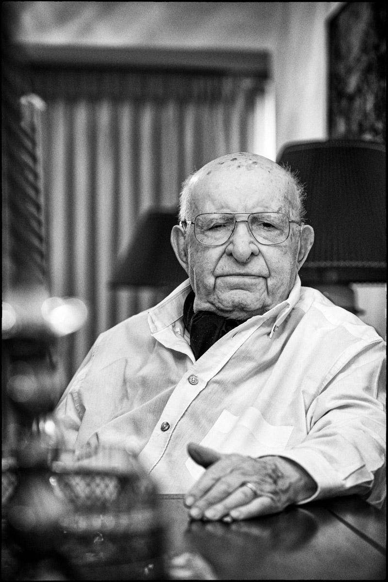 Foto de sobreviviente uruguayo del nazismo. Aaron Sosa