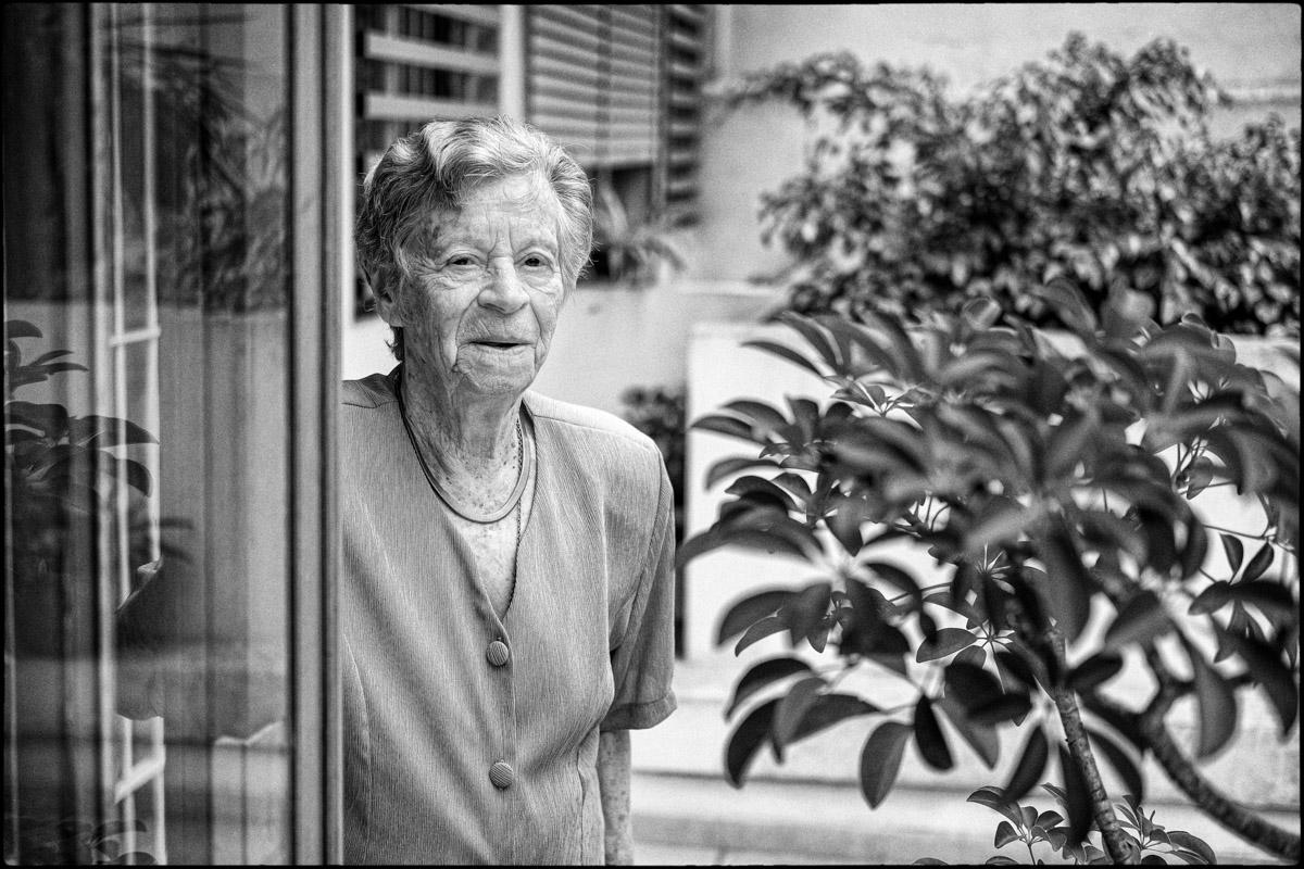 Foto de sobreviviente uruguayo del nazismo. Aaron Sosa