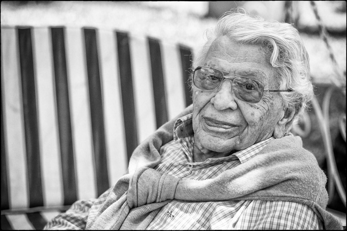 Foto de sobreviviente uruguayo del nazismo. Aaron Sosa