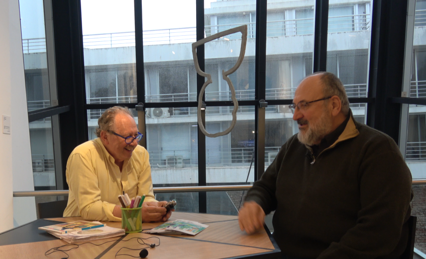 Roberto Saban con Juan Faroppa