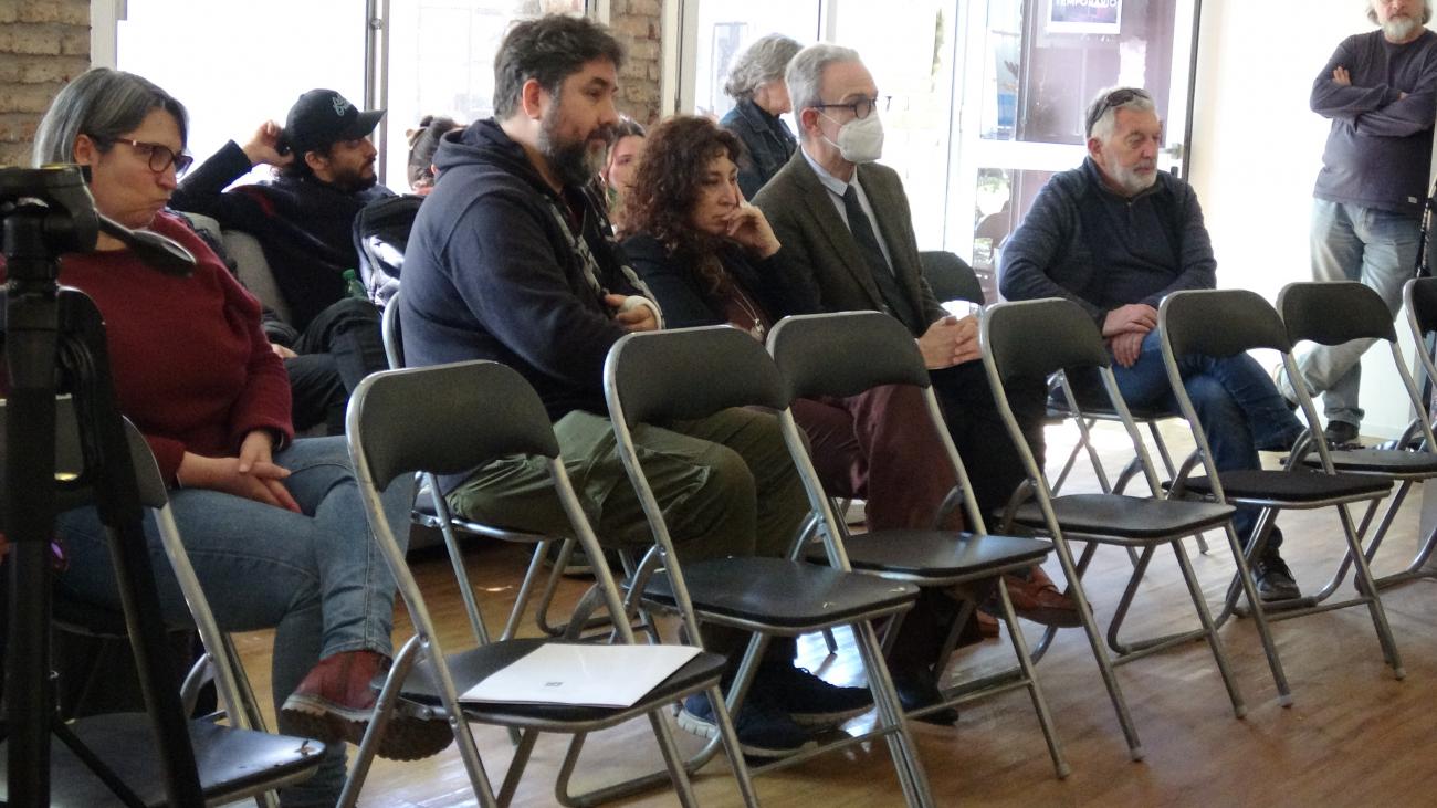 Publico de la conferencia de prensa