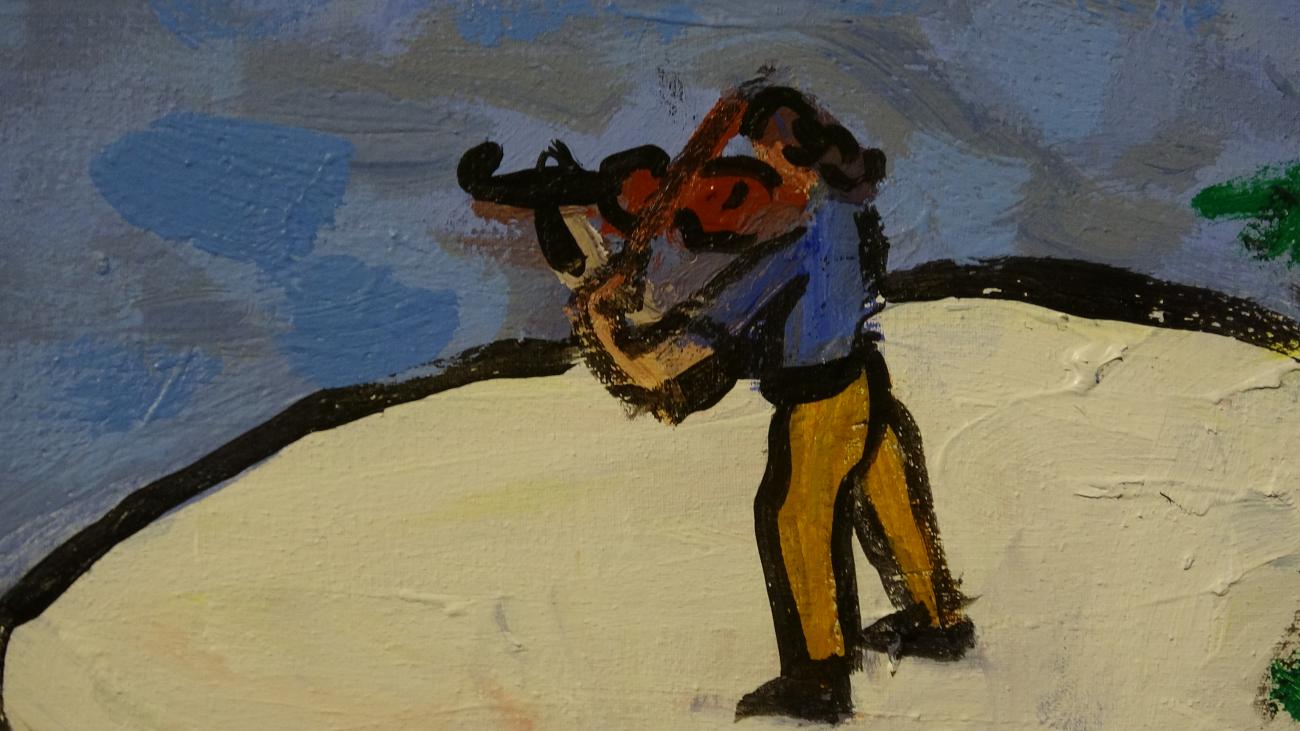 Mario Giacoya en el MNAV