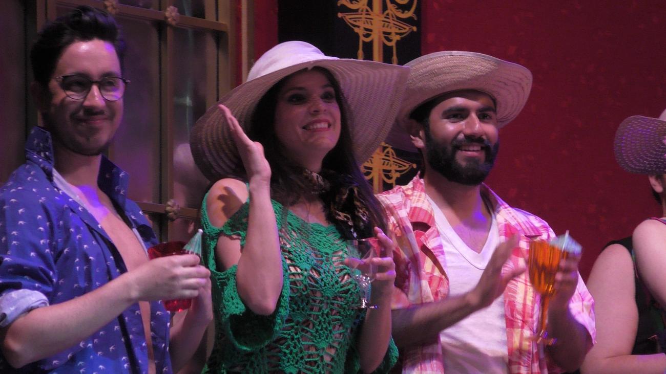 Escena de la opereta La Bella Helena