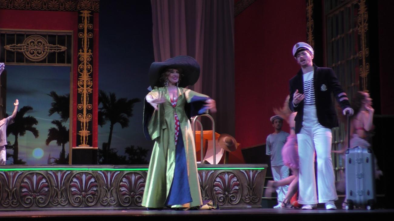 Escena de la opereta La Bella Helena