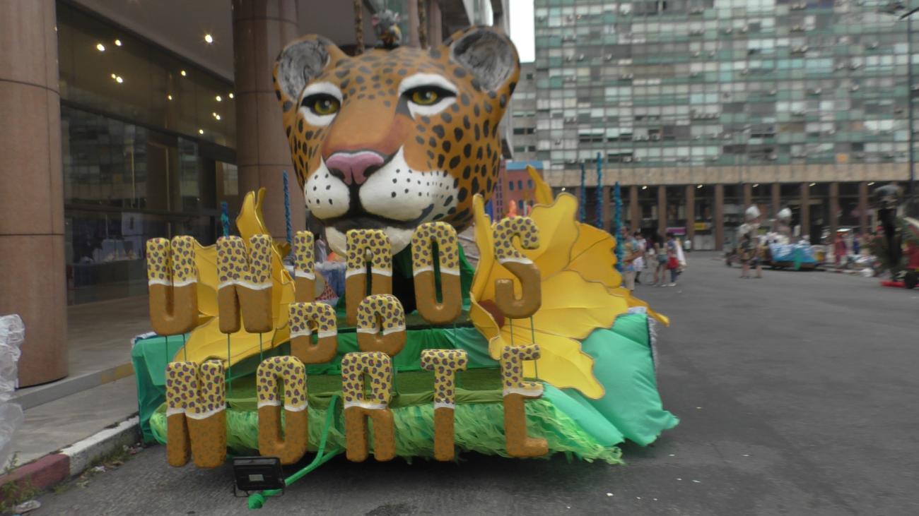 En la previa del desfile