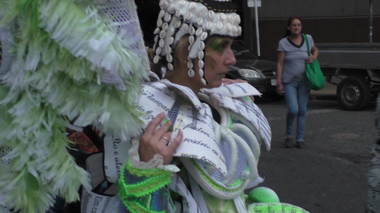 En la previa del desfile