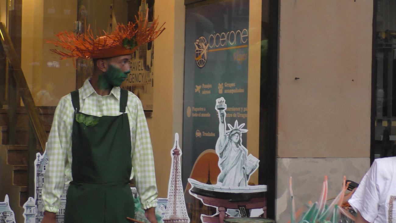 En la previa del desfile