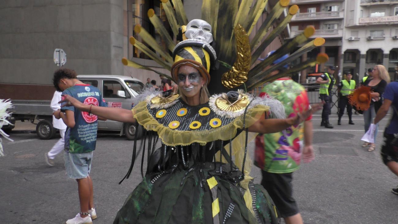 En la previa del desfile
