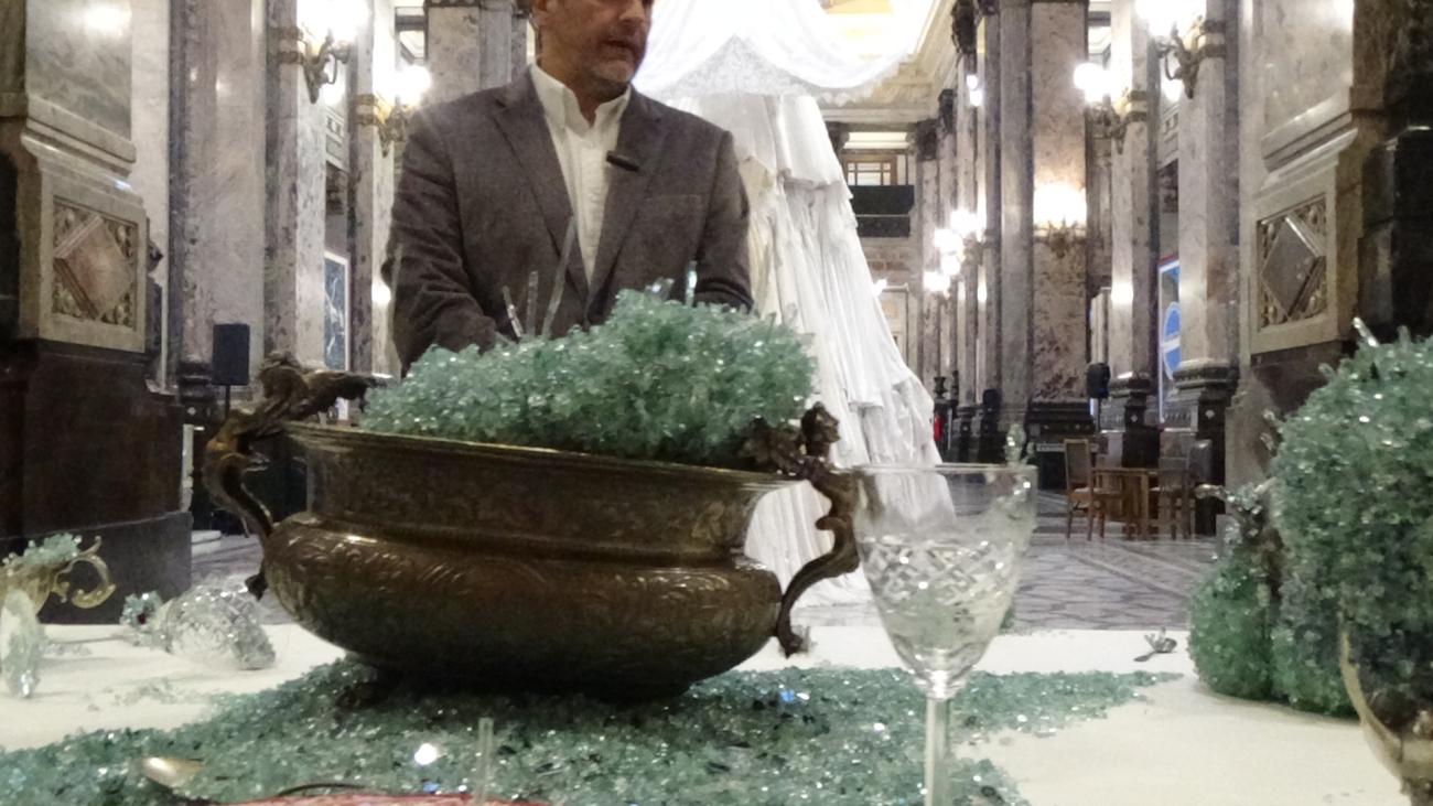 5ta Bienal de Montevideo. en el Salón de los Pasos Perdidos