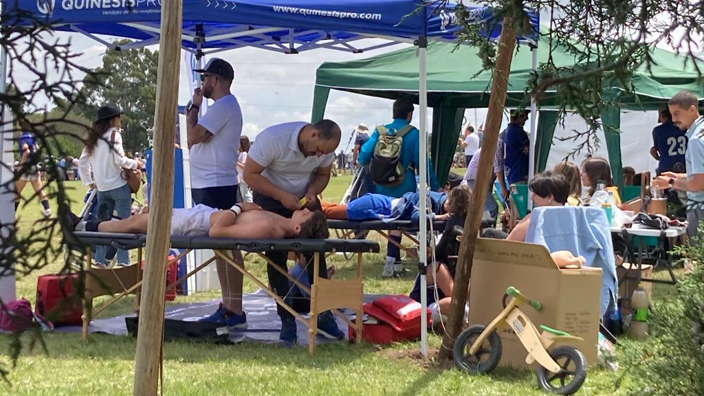 Carpa del servicio médico