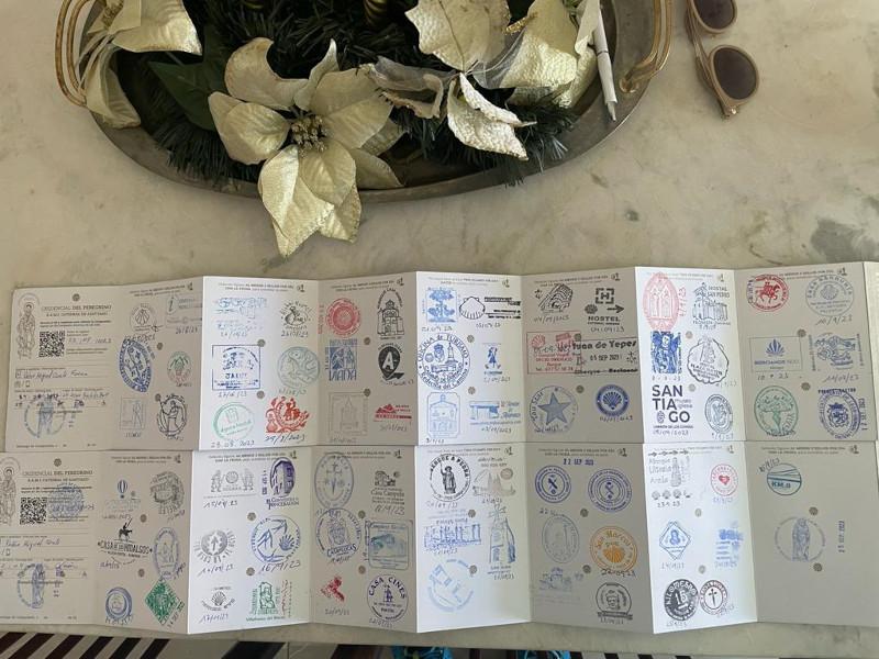 Sellos.. camino a Santiago