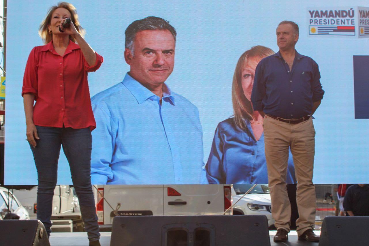 Acto partidario en Ciudad de Las Piedras.