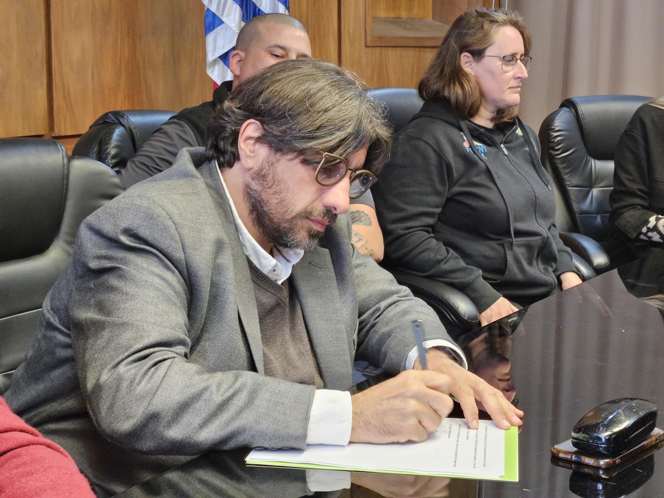 Intendente de Canelones Marcelo Metediera.