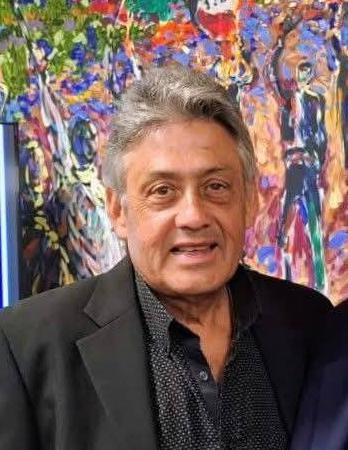 Nuestro entrevistado Eduardo Briganti, director de la Red de Radios Comunitarias y responsable de 105.3 FM del Carmen 