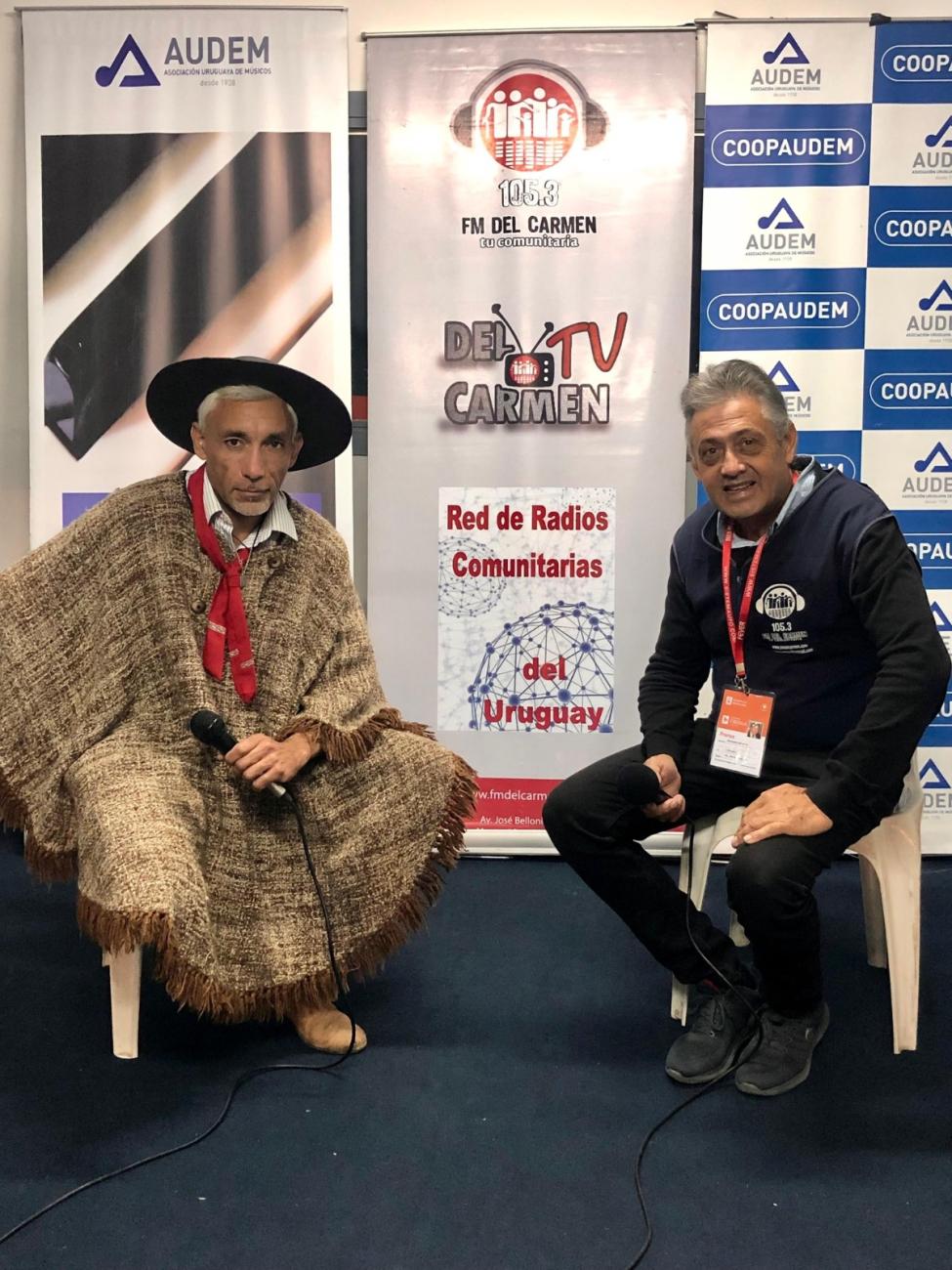 Entrevistas con payadores y artistas