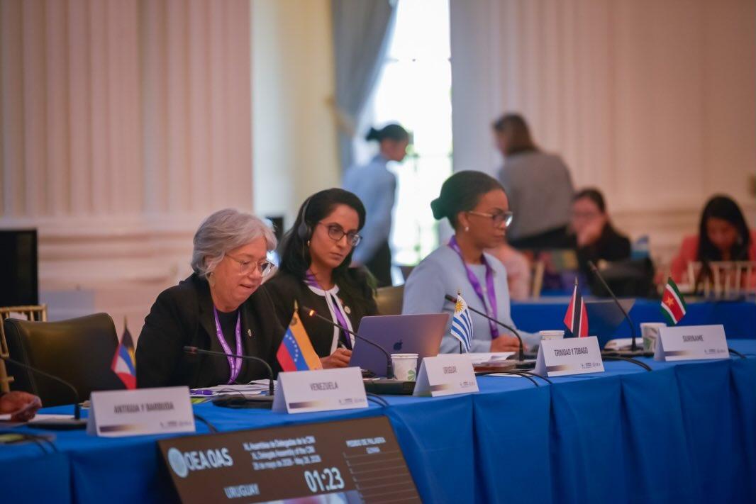 Histórico: Mónica Xavier fue electa presidenta de la Comisión Interamericana de Mujeres de la OEA