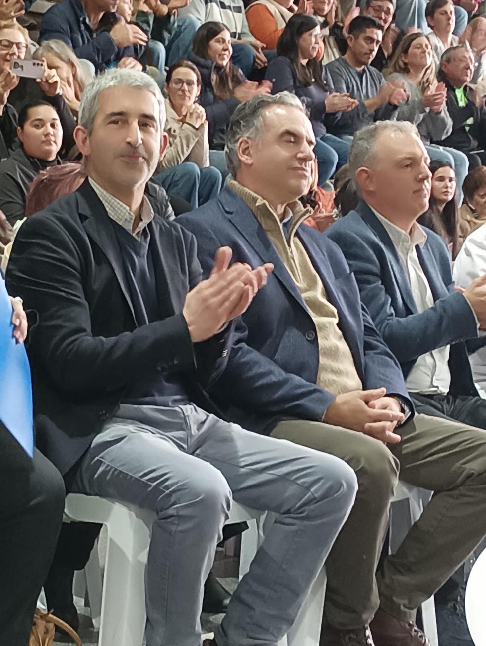 Pablo Caggiani con el presidente Yamandú Orsi