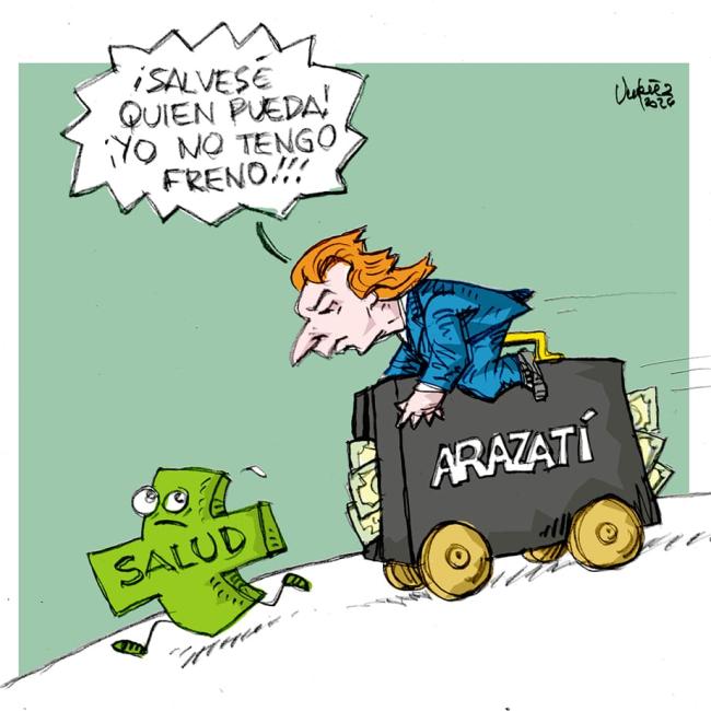 Agua que no es de beber...